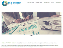 Tablet Screenshot of lineofsightgroup.com